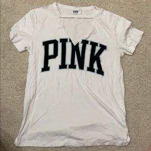 PINK Victoria’s Secret Cutout campus tee